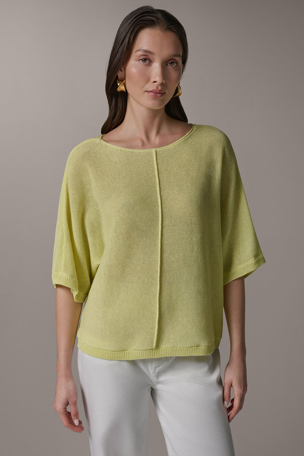 Donna Karan | DOLMAN SLEEVE BALLET NECK SWEATER
