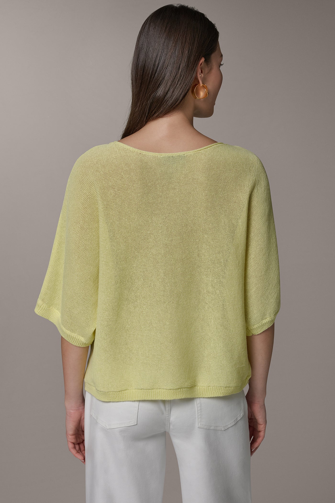 Donna Karan | DOLMAN SLEEVE BALLET NECK SWEATER