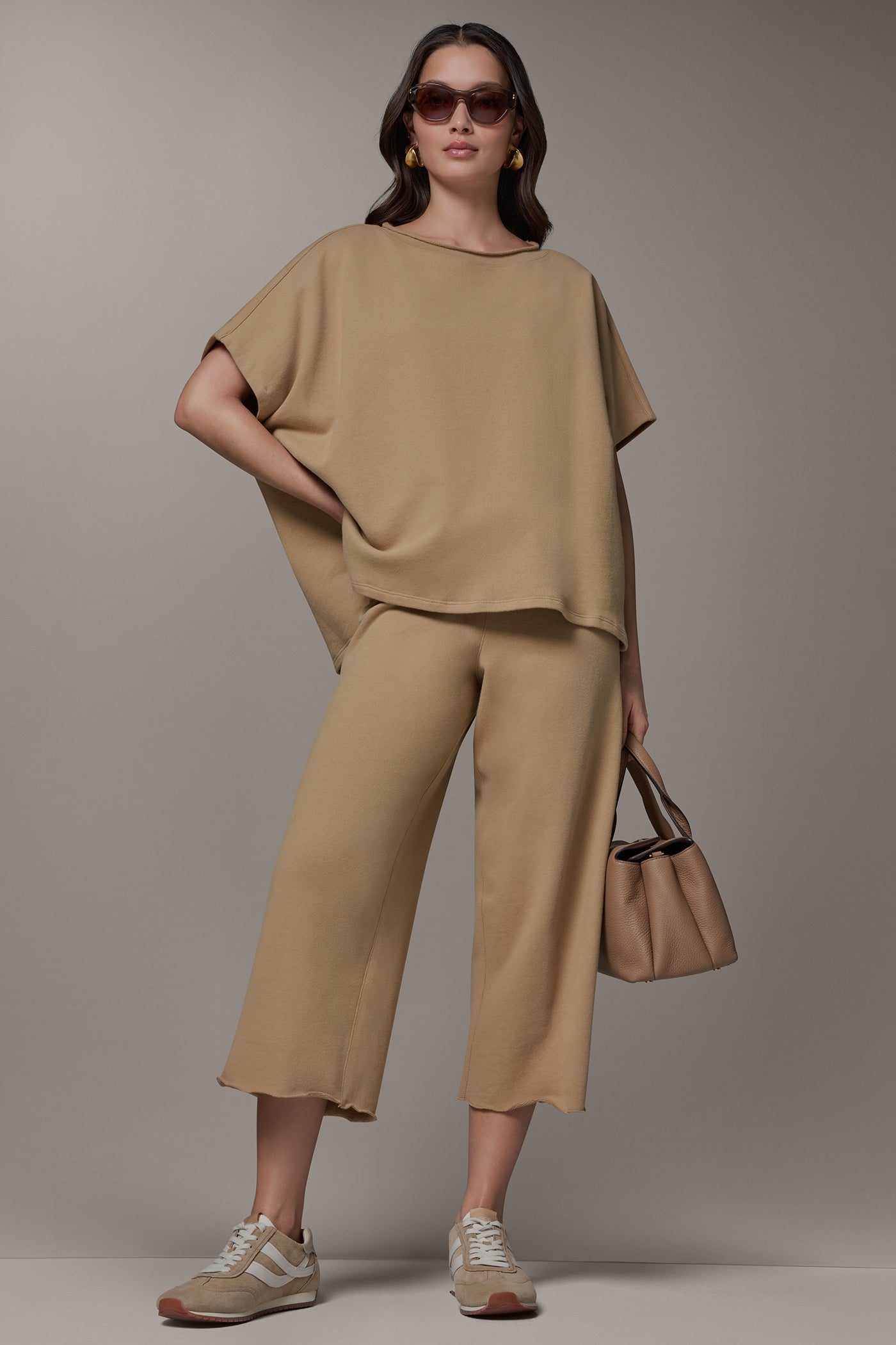 Donna Karan | SHORT SLEEVE BOATNECK PULLOVER
