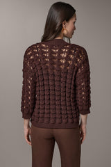 Donna Karan | 3/4 SLEEVE SWEATER