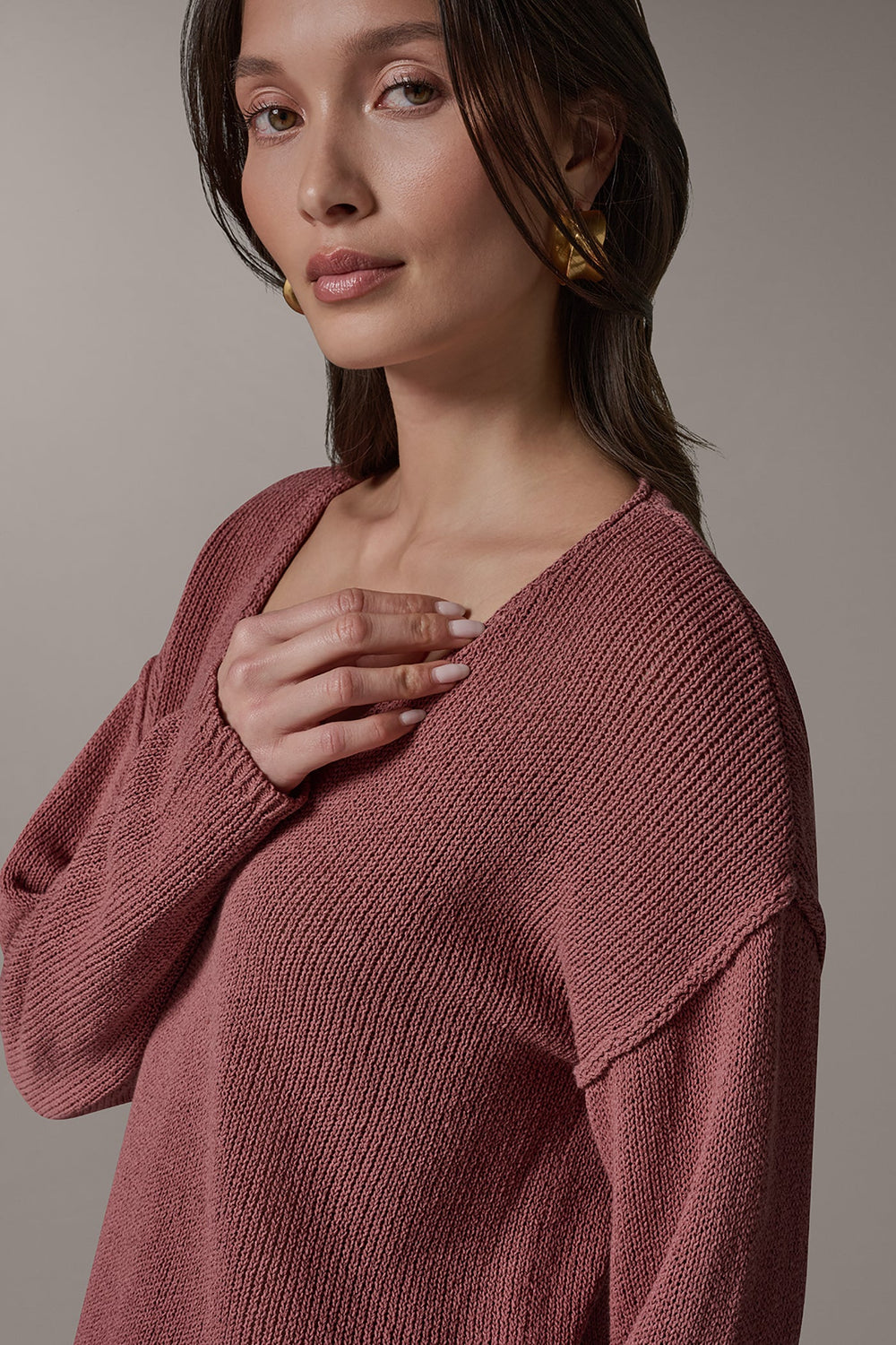 Donna Karan | LONG SLEEVE SWEATER