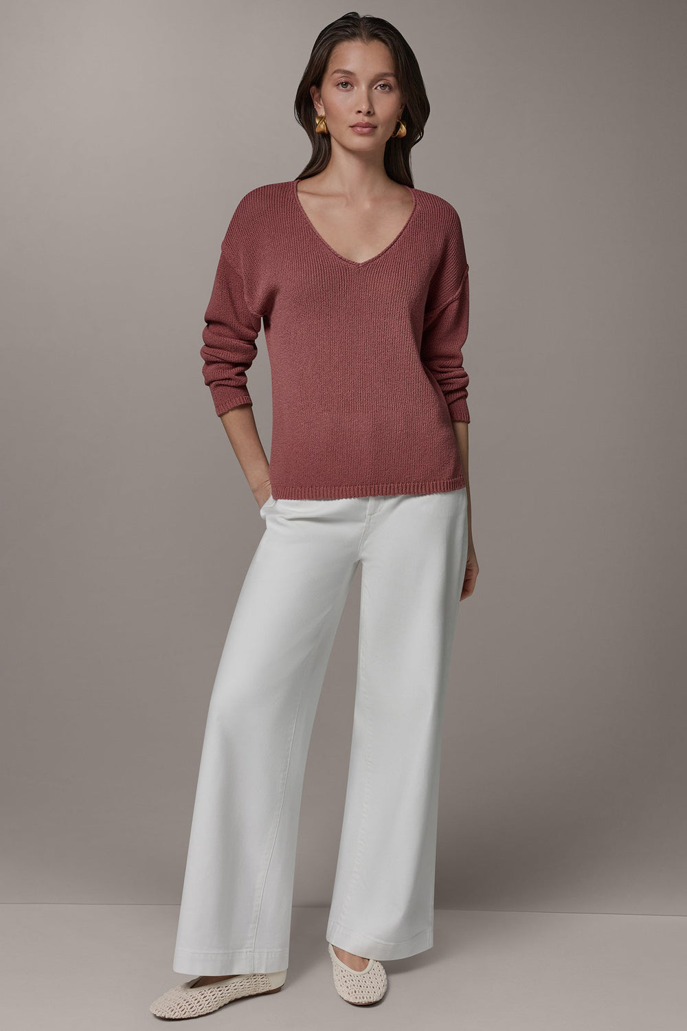 Donna Karan | LONG SLEEVE SWEATER