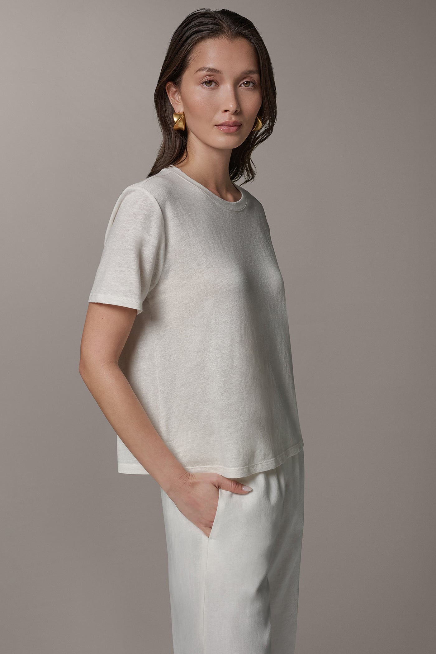 Donna Karan | SHORT SLEEVE TEE