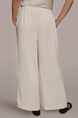 Donna Karan | SATIN MID-RISE RELAXED PANT