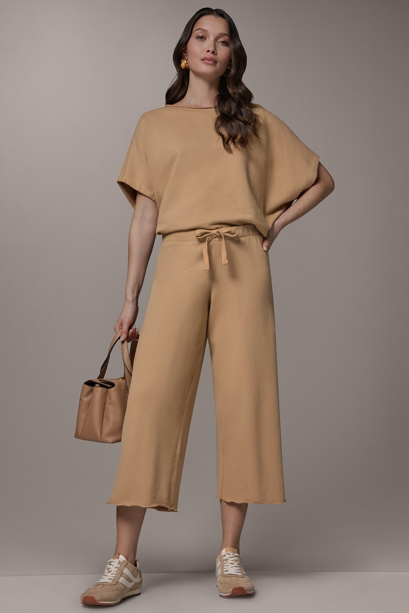 Donna Karan | MID-RISE STRAIGHT-LEG CAPRI PANT