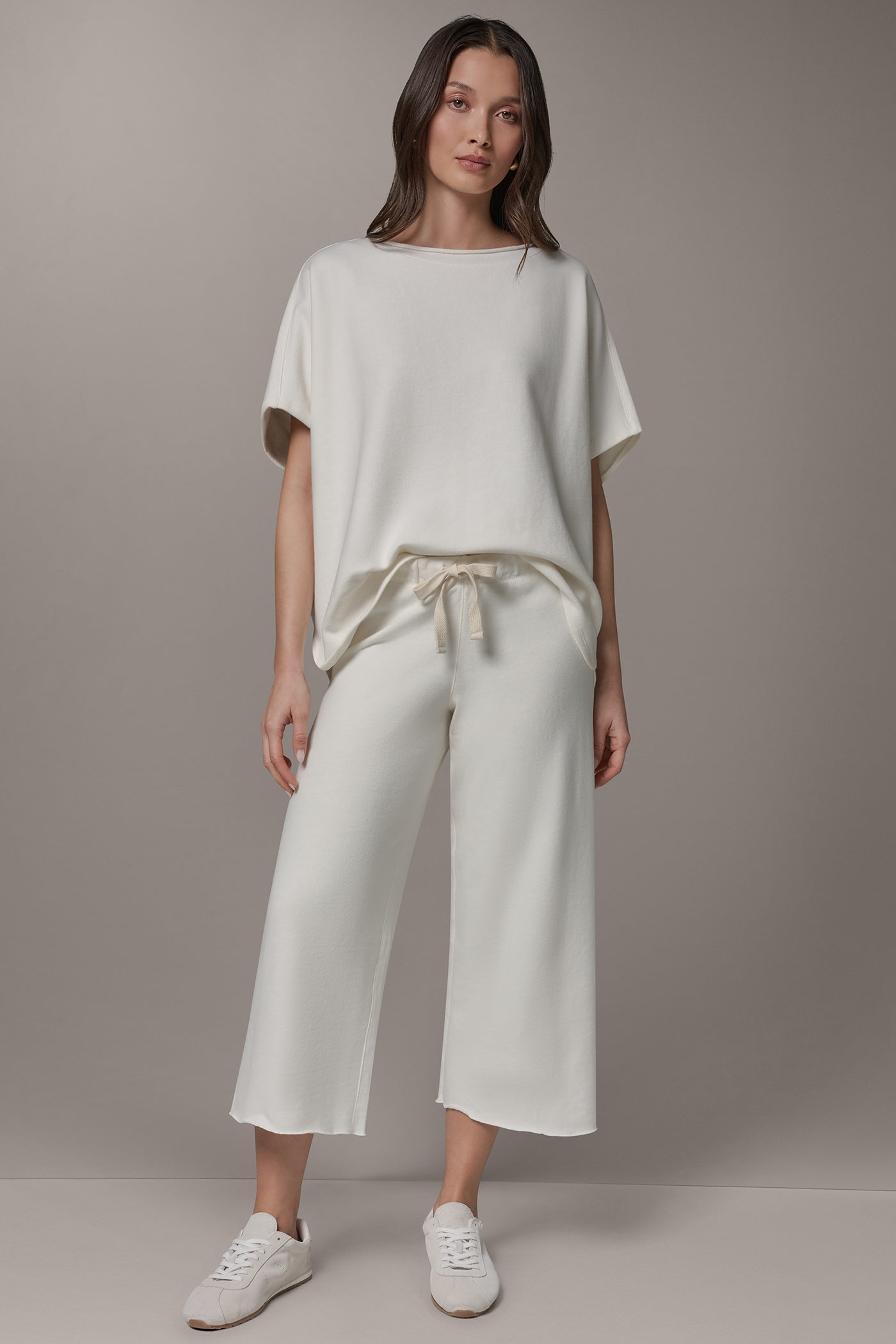 Donna Karan | MID-RISE STRAIGHT-LEG CAPRI PANT