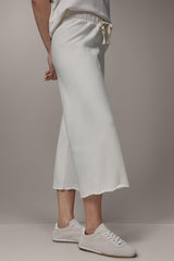 Donna Karan | MID-RISE STRAIGHT-LEG CAPRI PANT