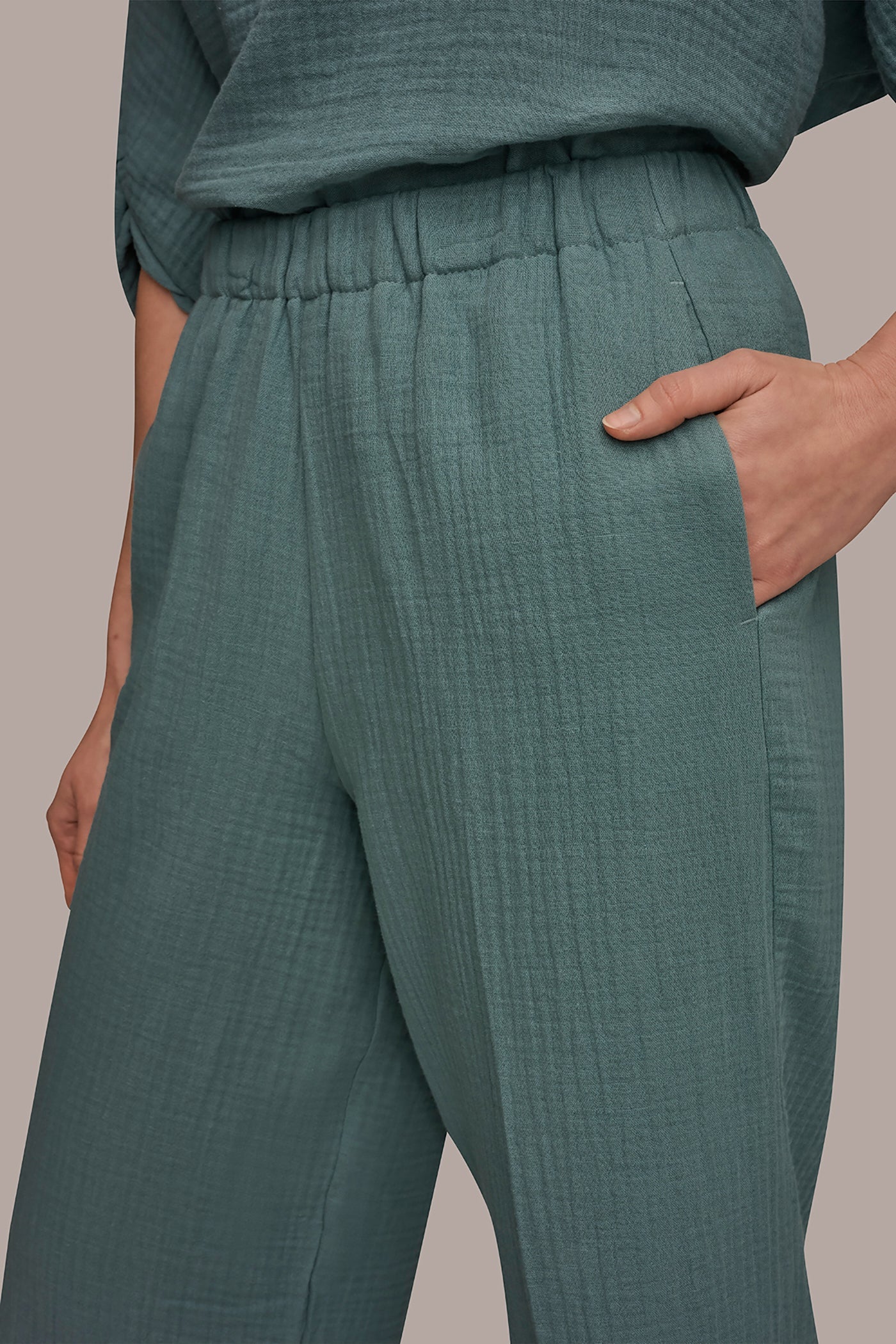 Donna Karan | MID-RISE STRAIGHT-LEG PANT