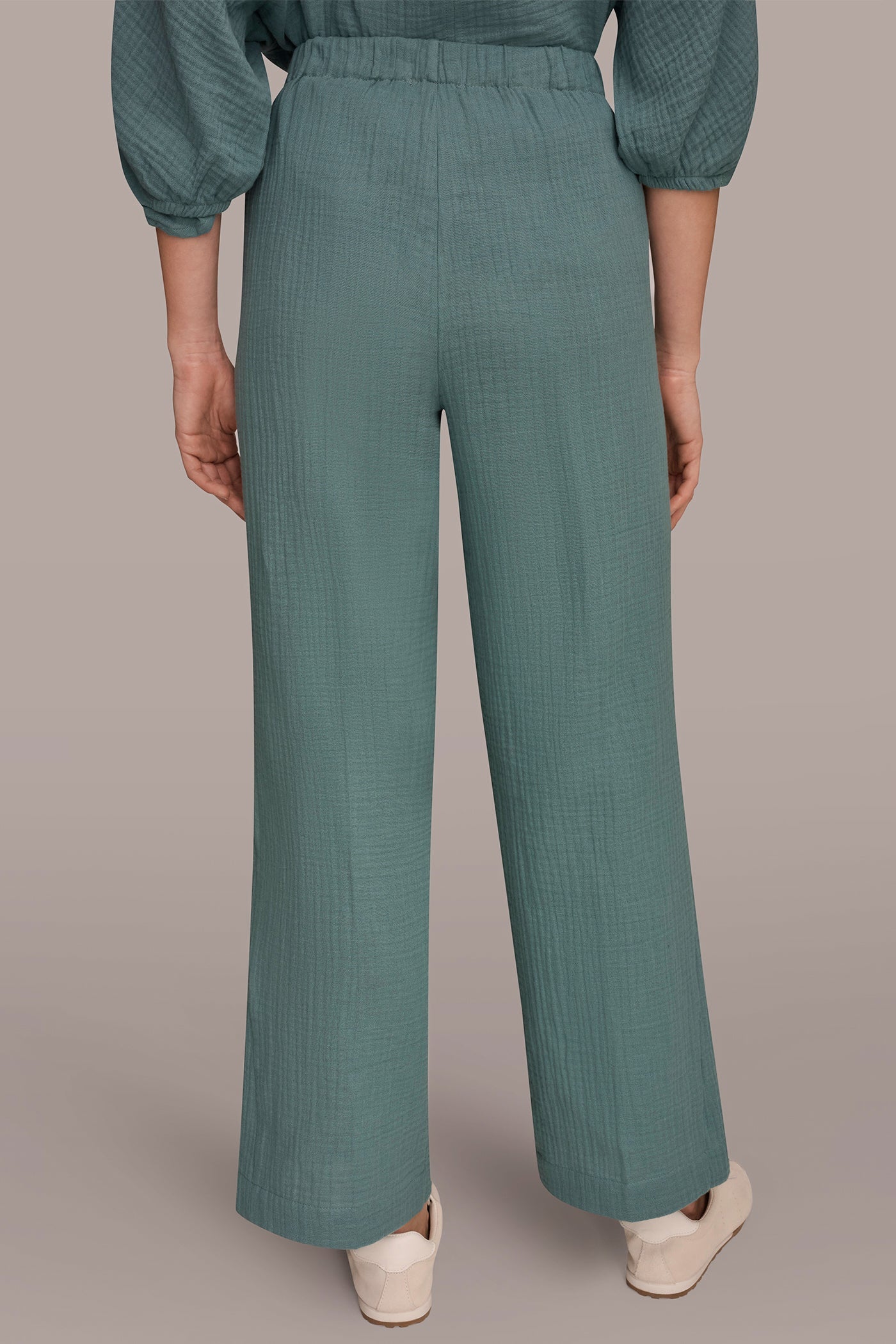 Donna Karan | MID-RISE STRAIGHT-LEG PANT