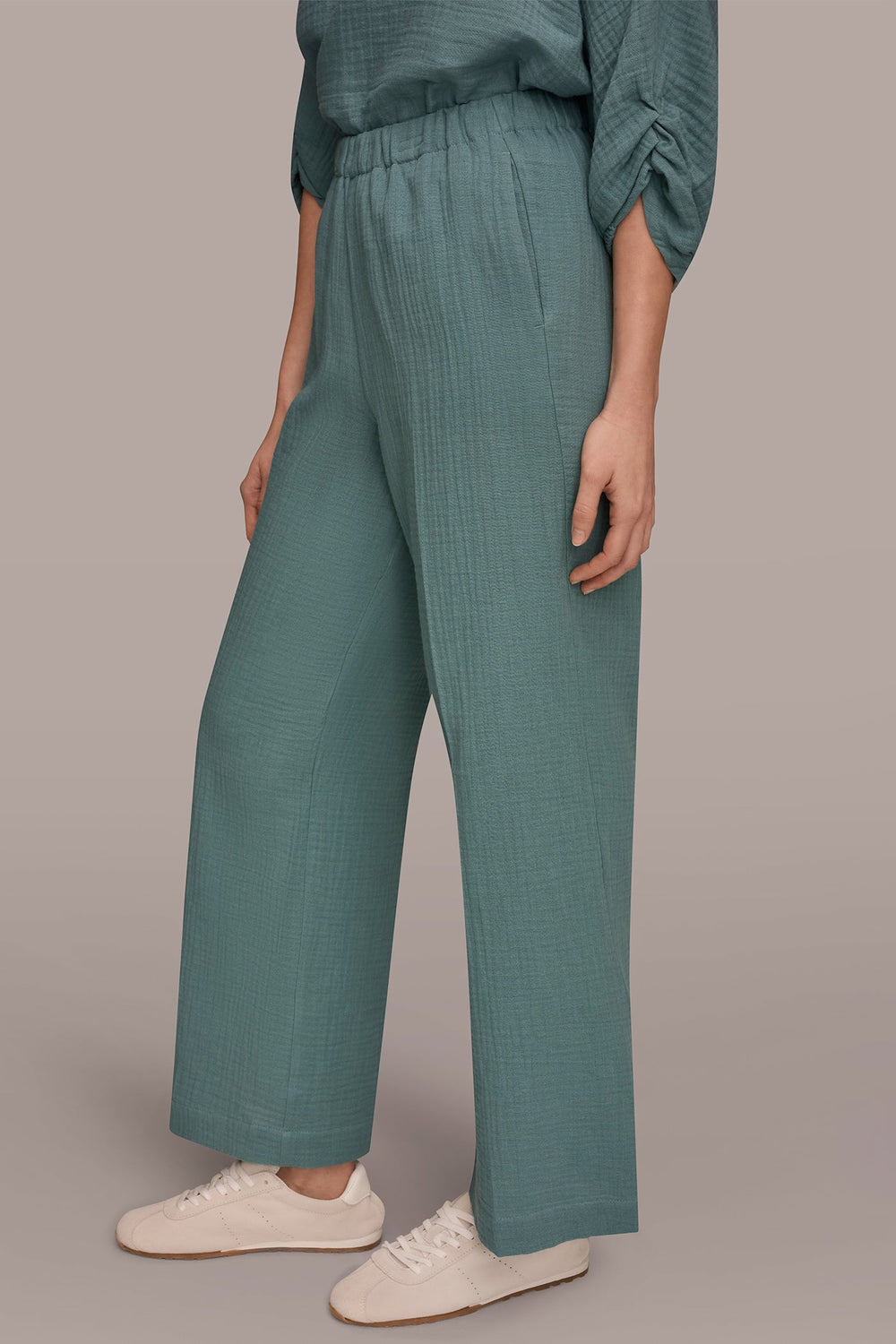 Donna Karan | MID-RISE STRAIGHT-LEG PANT