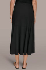 Donna Karan | THE MODERN TRAVEL MIDI HI-LOW TRUMPET SKIRT