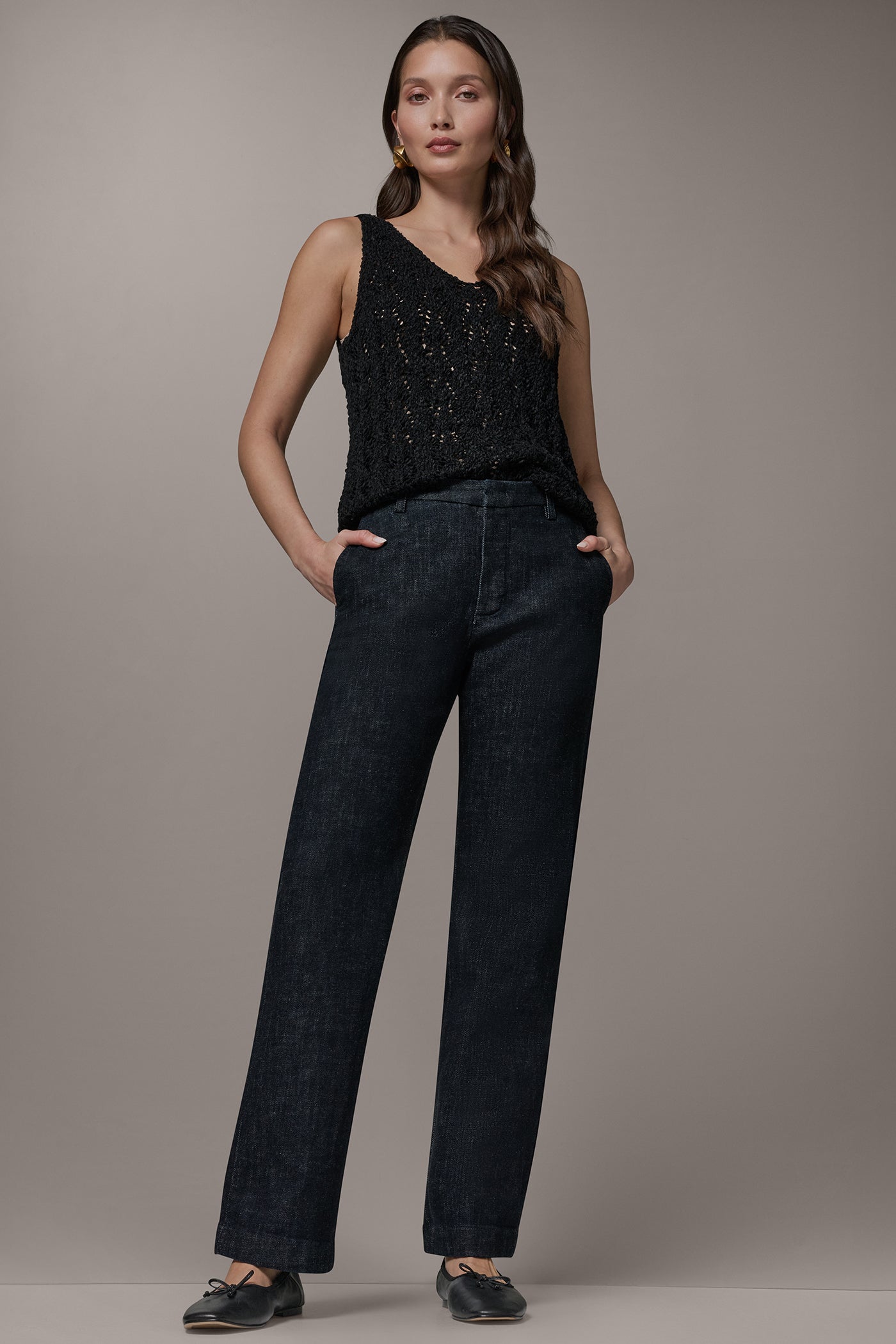 Donna Karan | THE DONNA MID-RISE TROUSER JEAN