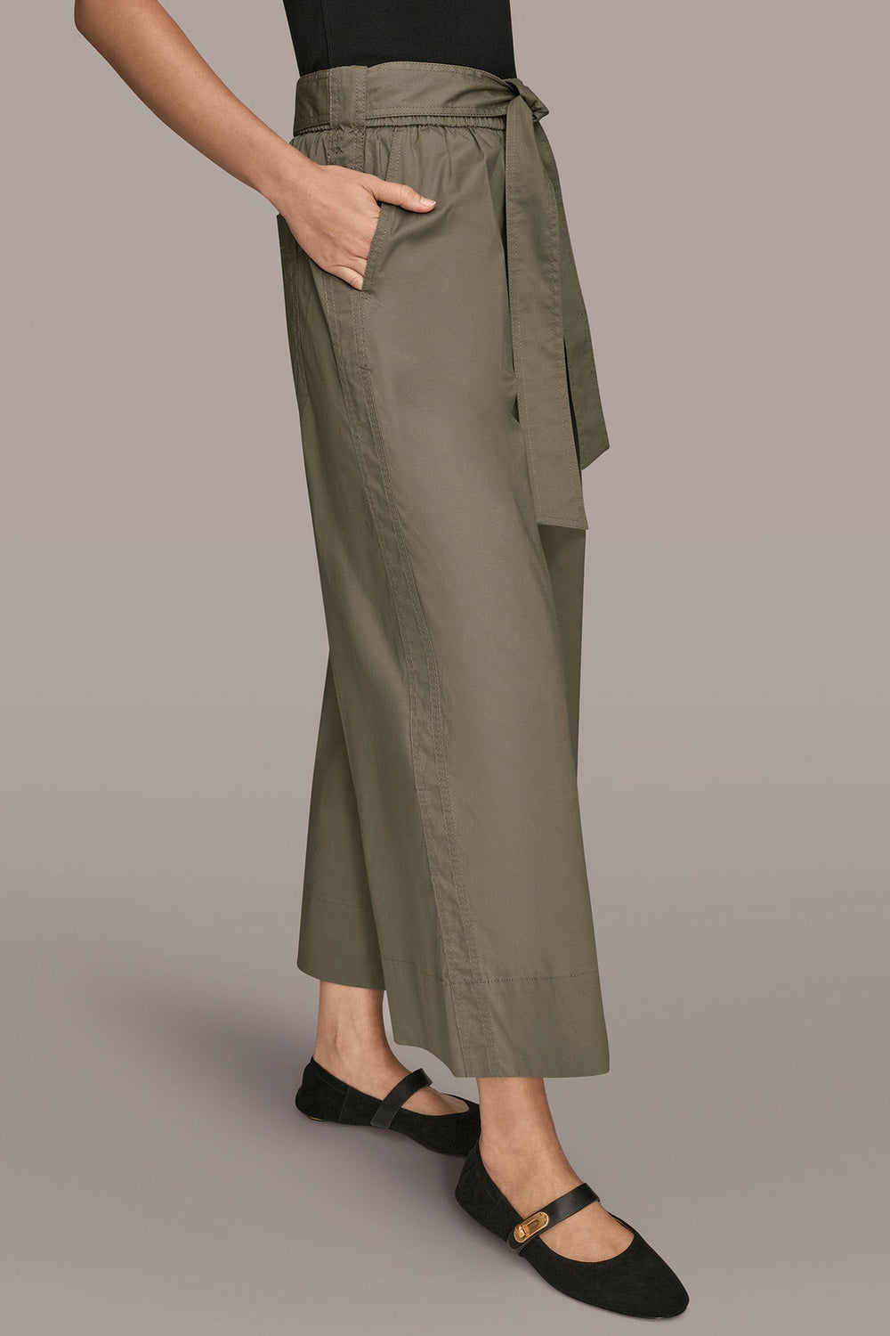 Donna Karan | CROPPED MID-RISE PANT