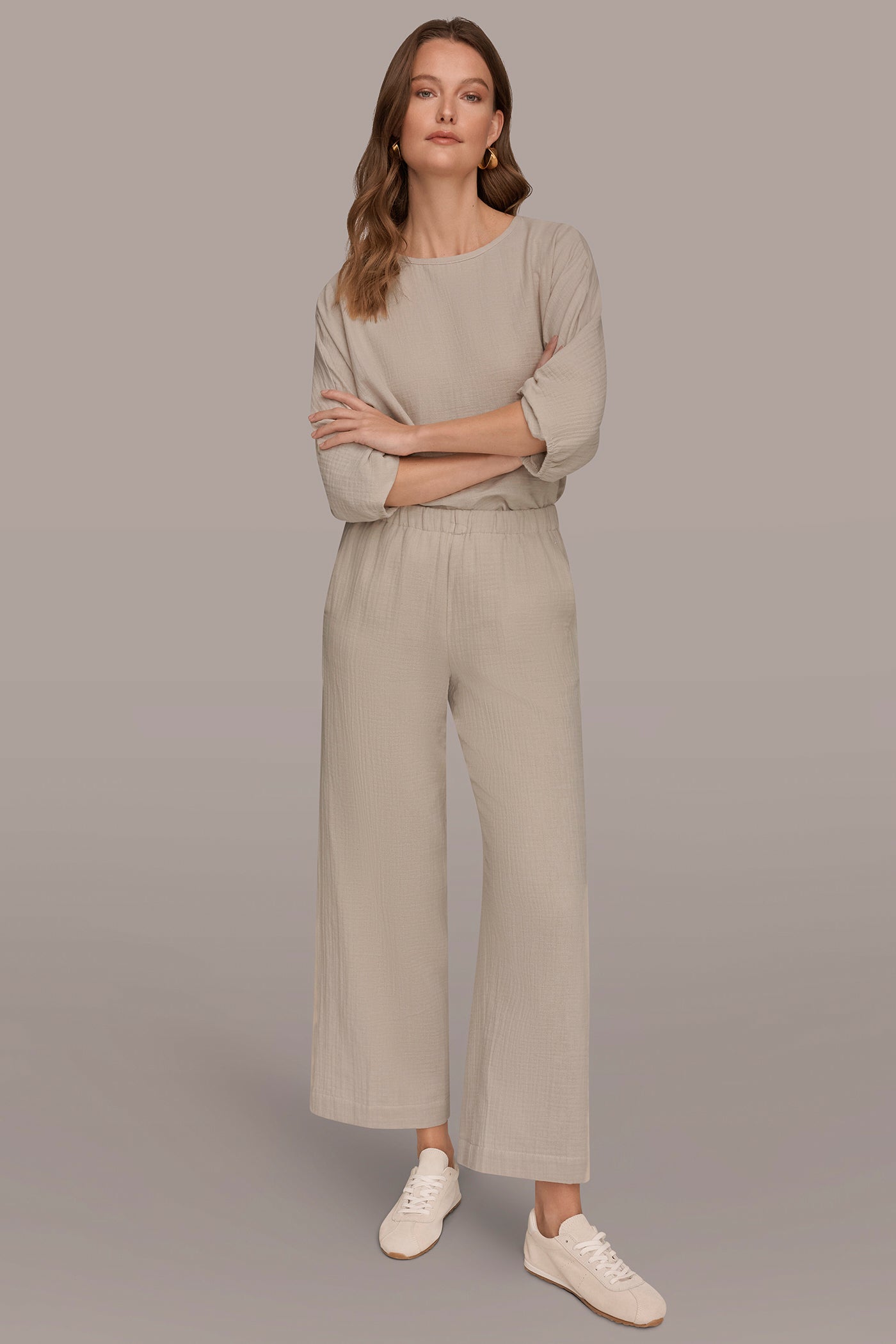 Donna Karan | MID-RISE STRAIGHT-LEG PANT