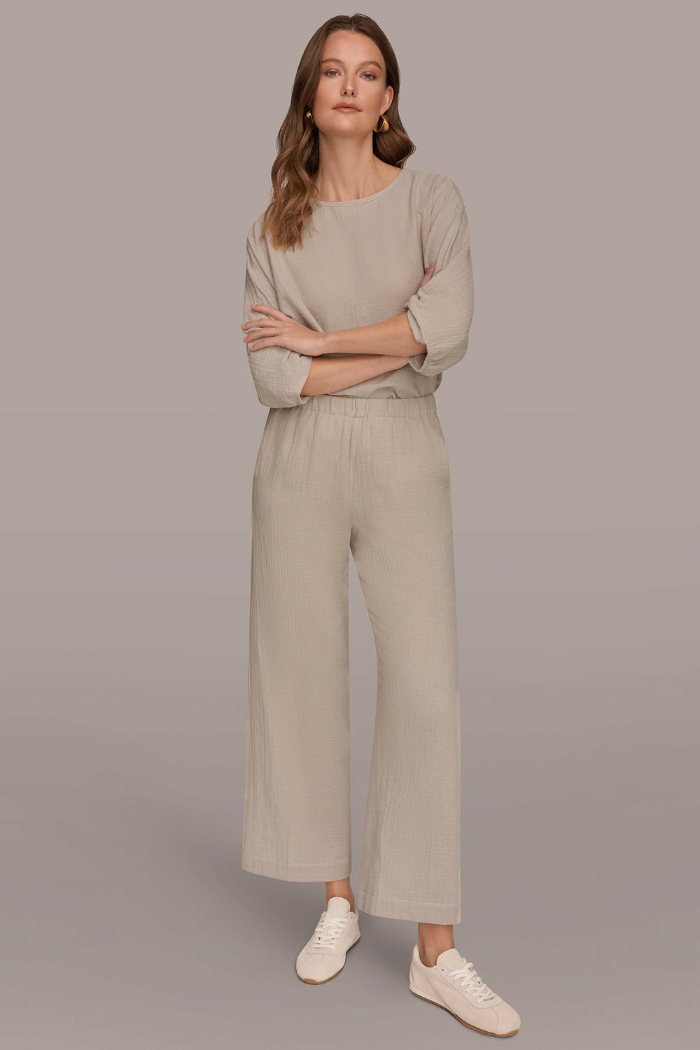 Donna Karan | MID-RISE STRAIGHT-LEG PANT