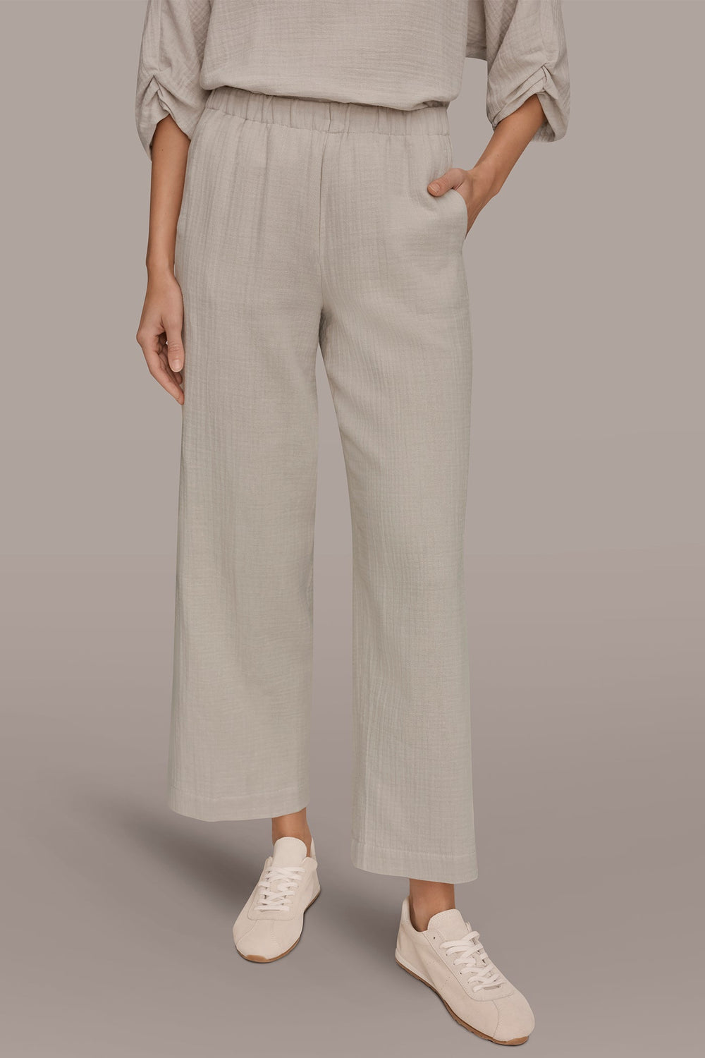 Donna Karan | MID-RISE STRAIGHT-LEG PANT