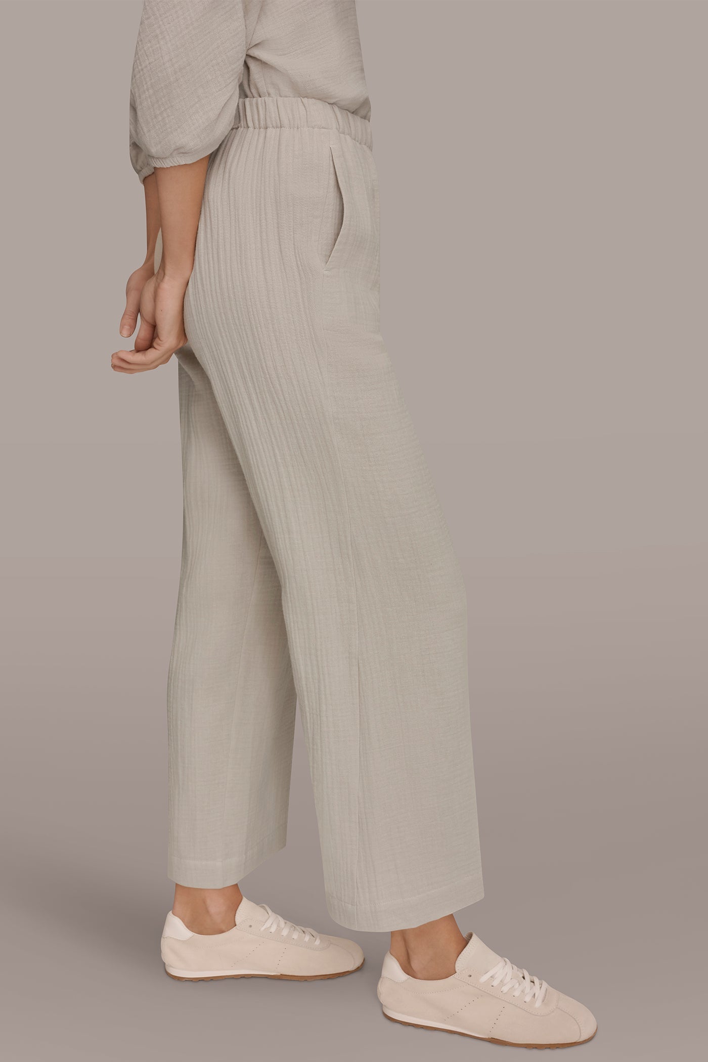 Donna Karan | MID-RISE STRAIGHT-LEG PANT
