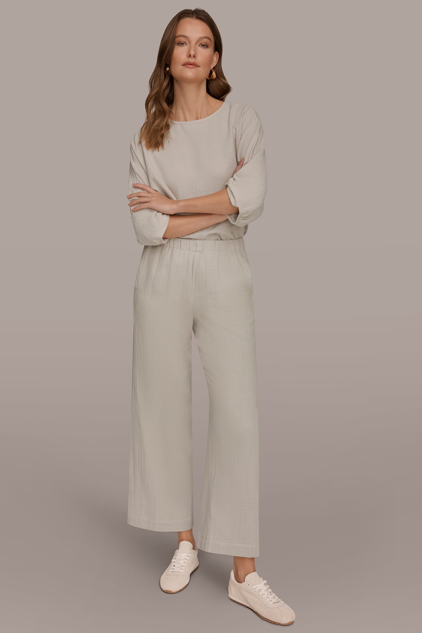 Donna Karan | MID-RISE STRAIGHT-LEG PANT