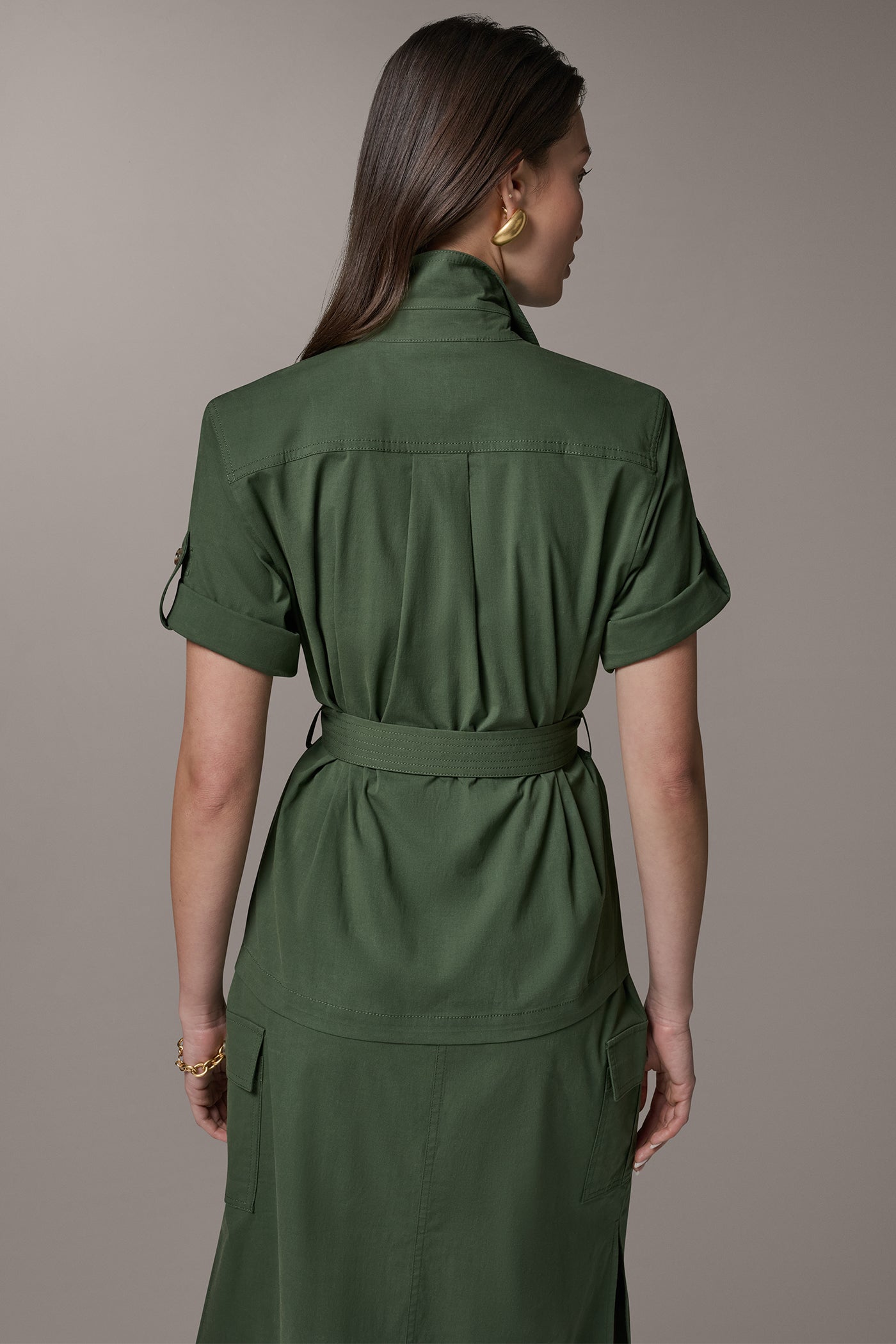 Donna Karan | SHORT SLEEVE SAFARI JACKET