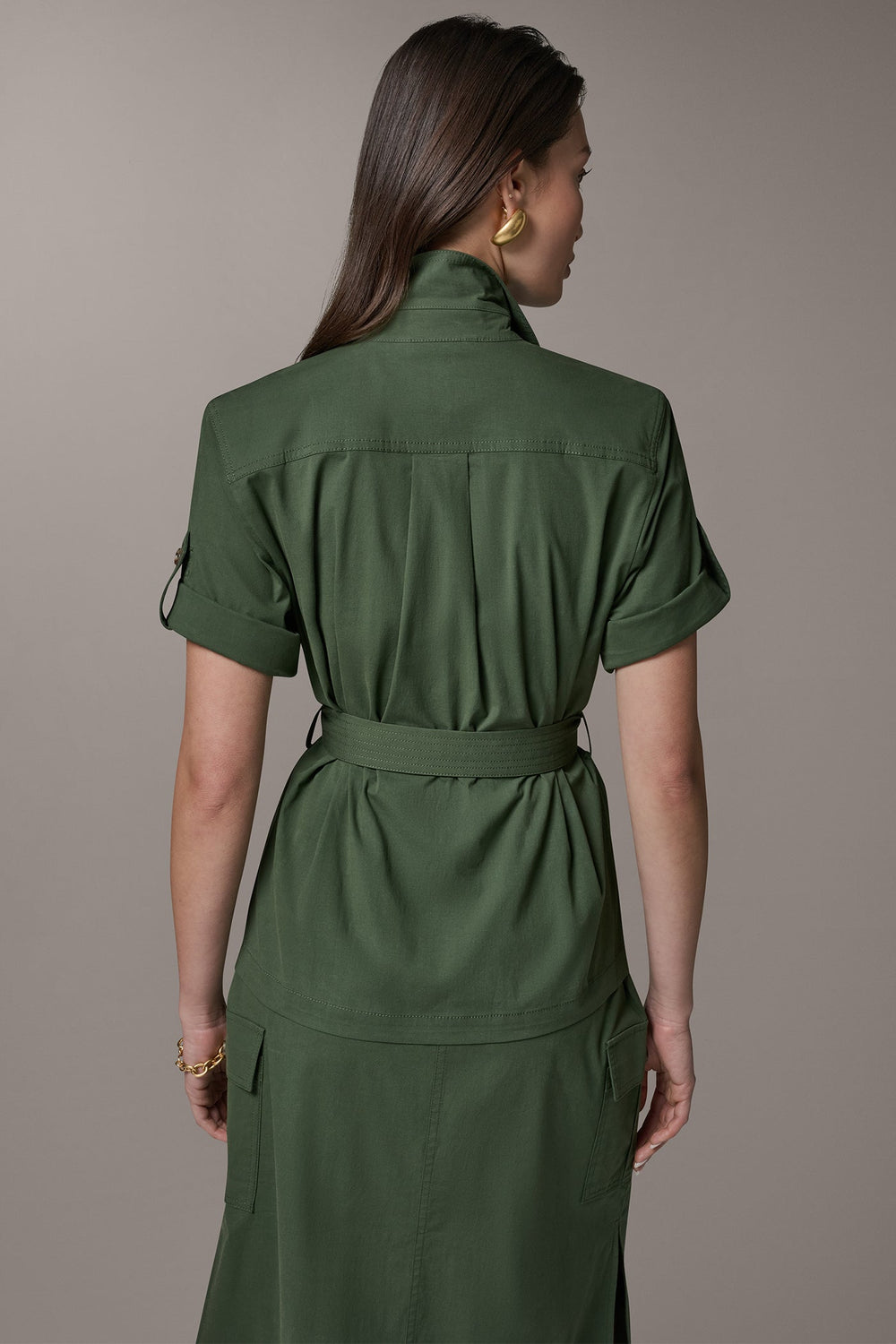 Donna Karan | SHORT SLEEVE SAFARI JACKET