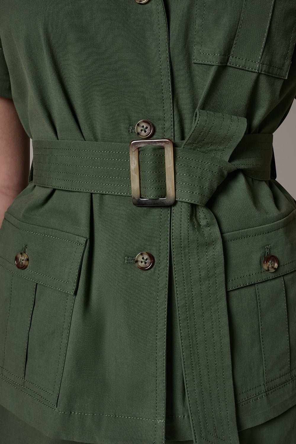 Donna Karan | SHORT SLEEVE SAFARI JACKET