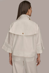 Donna Karan | 3/4-SLEEVE SWING JACKET