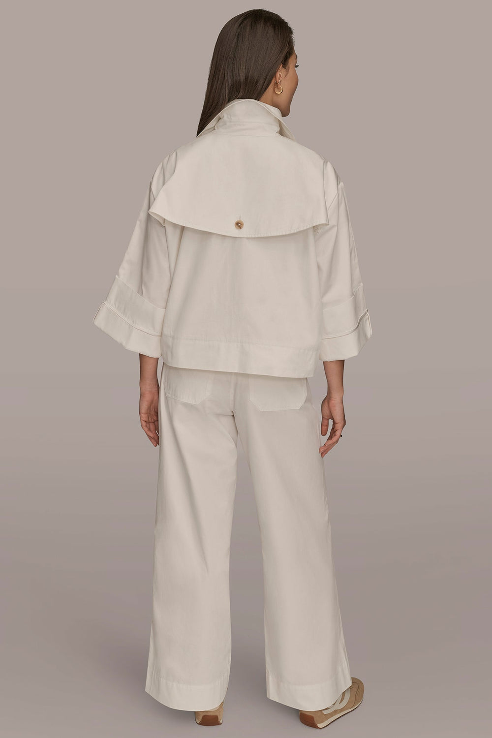 Donna Karan | 3/4-SLEEVE SWING JACKET