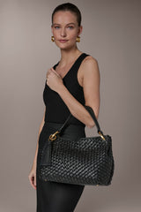 Donna Karan | GLENWOOD WOVEN SHOULDER BAG