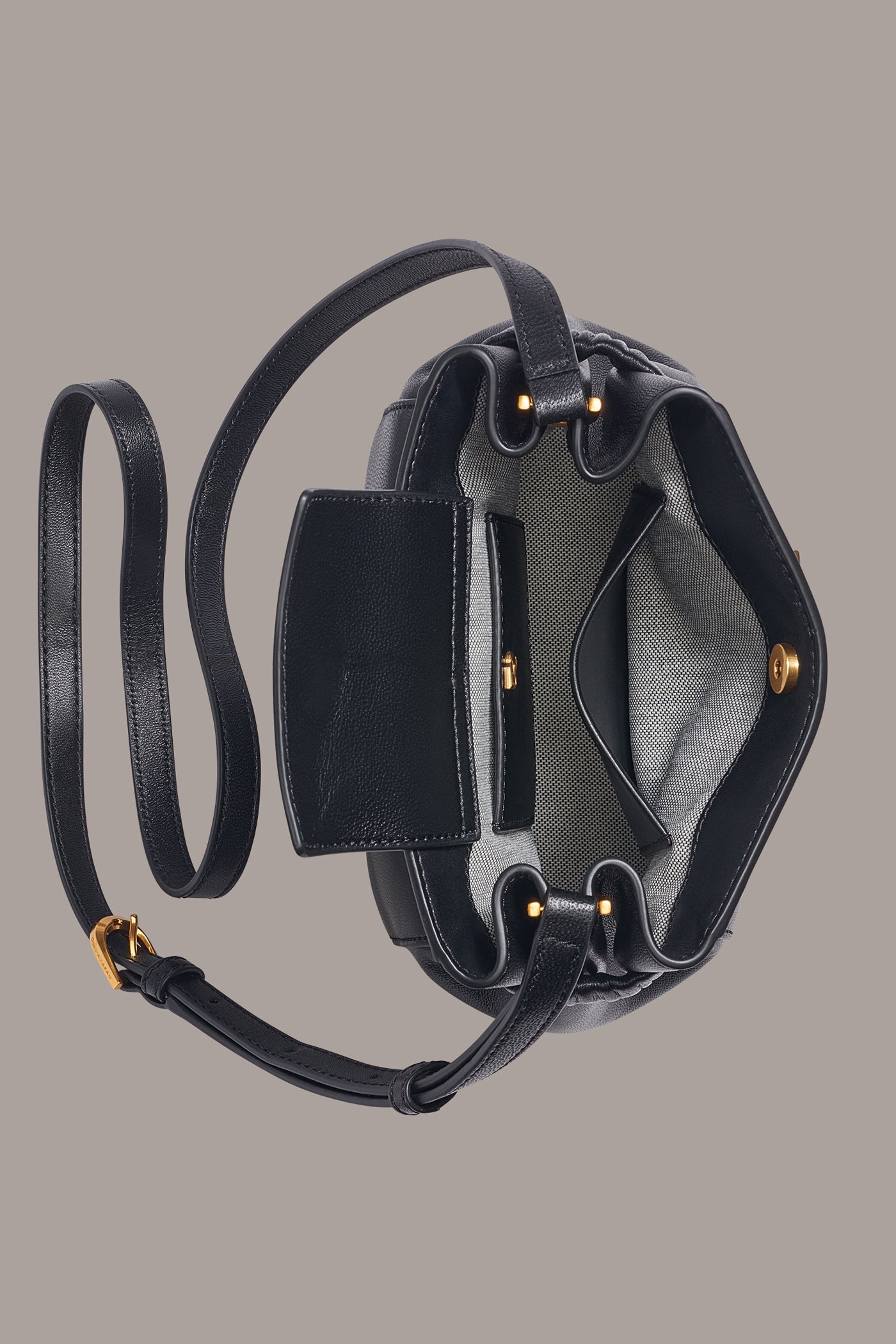 Donna Karan | GINGHAM LOGO CROSSBODY