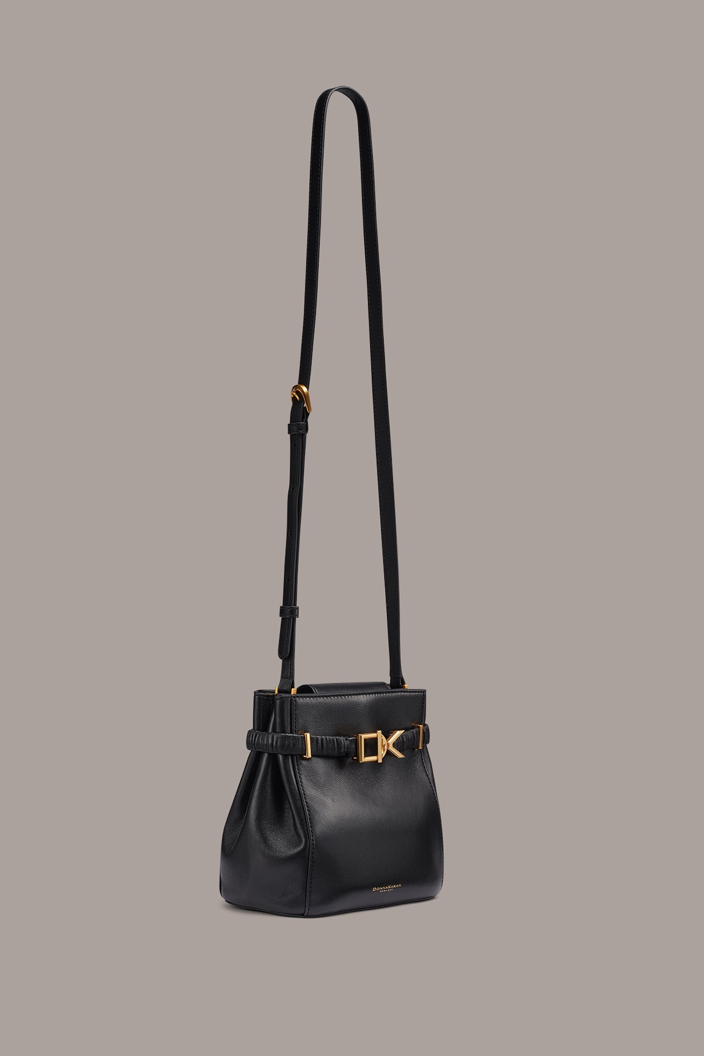 Donna Karan | GINGHAM LOGO CROSSBODY