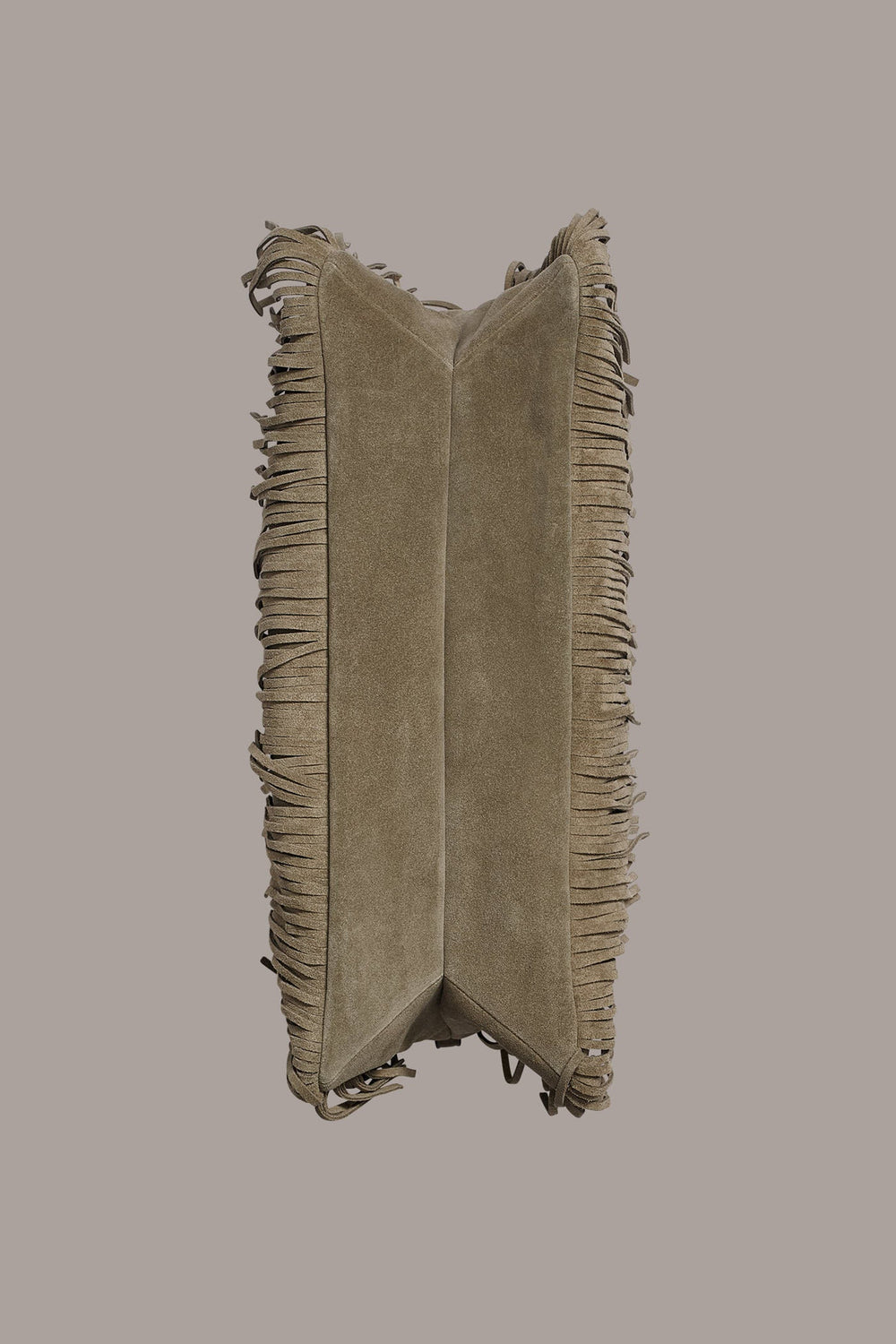 Donna Karan | VELVET LARGE FRINGE SHOULDER BAG