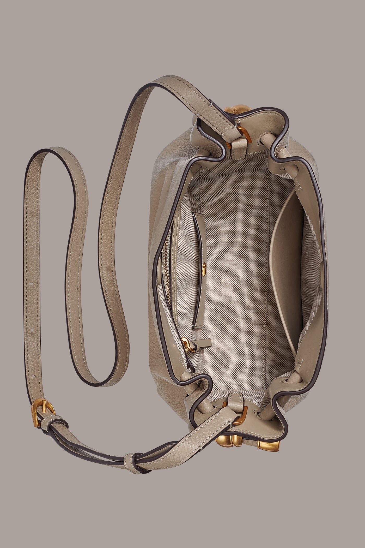Donna Karan | CASHMERE LEATHER CROSSBODY BAG