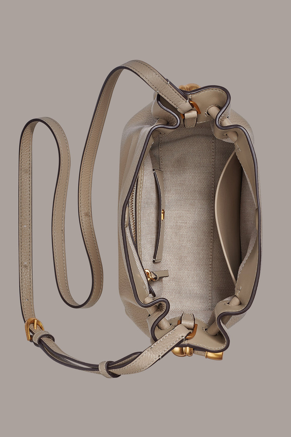 Donna Karan | CASHMERE LEATHER CROSSBODY BAG