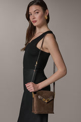 Donna Karan | BRIDGEHAMPTON PYTHON SUEDE SMALL CROSSBODY