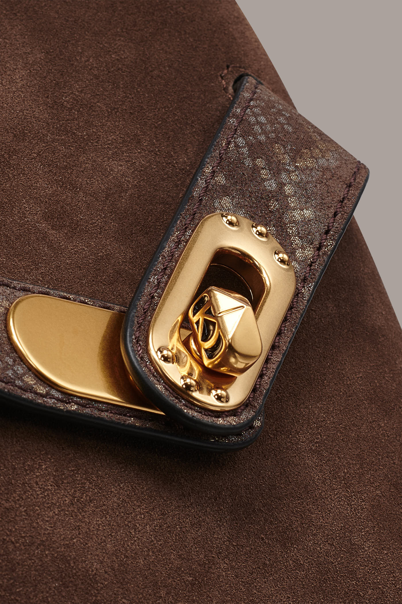 Donna Karan | BRIDGEHAMPTON PYTHON SUEDE SMALL CROSSBODY