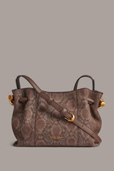 Donna Karan | CASHMERE SNAKE-EFFECT CROSSBODY BAG