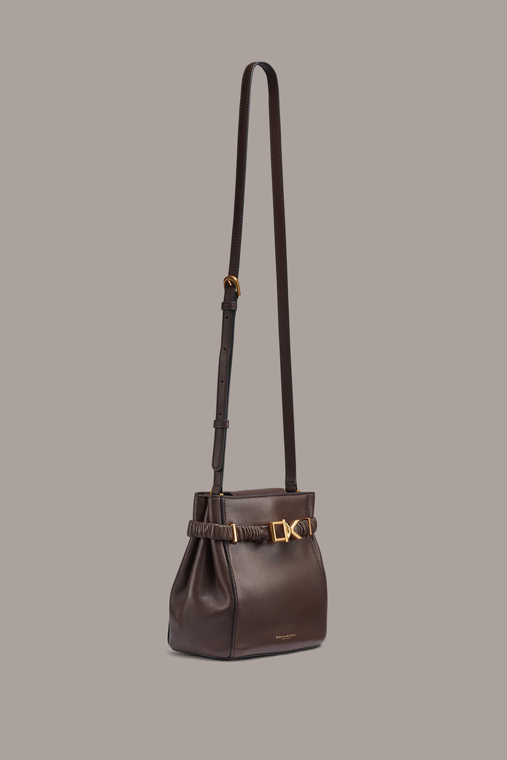 Donna Karan | GINGHAM LOGO CROSSBODY