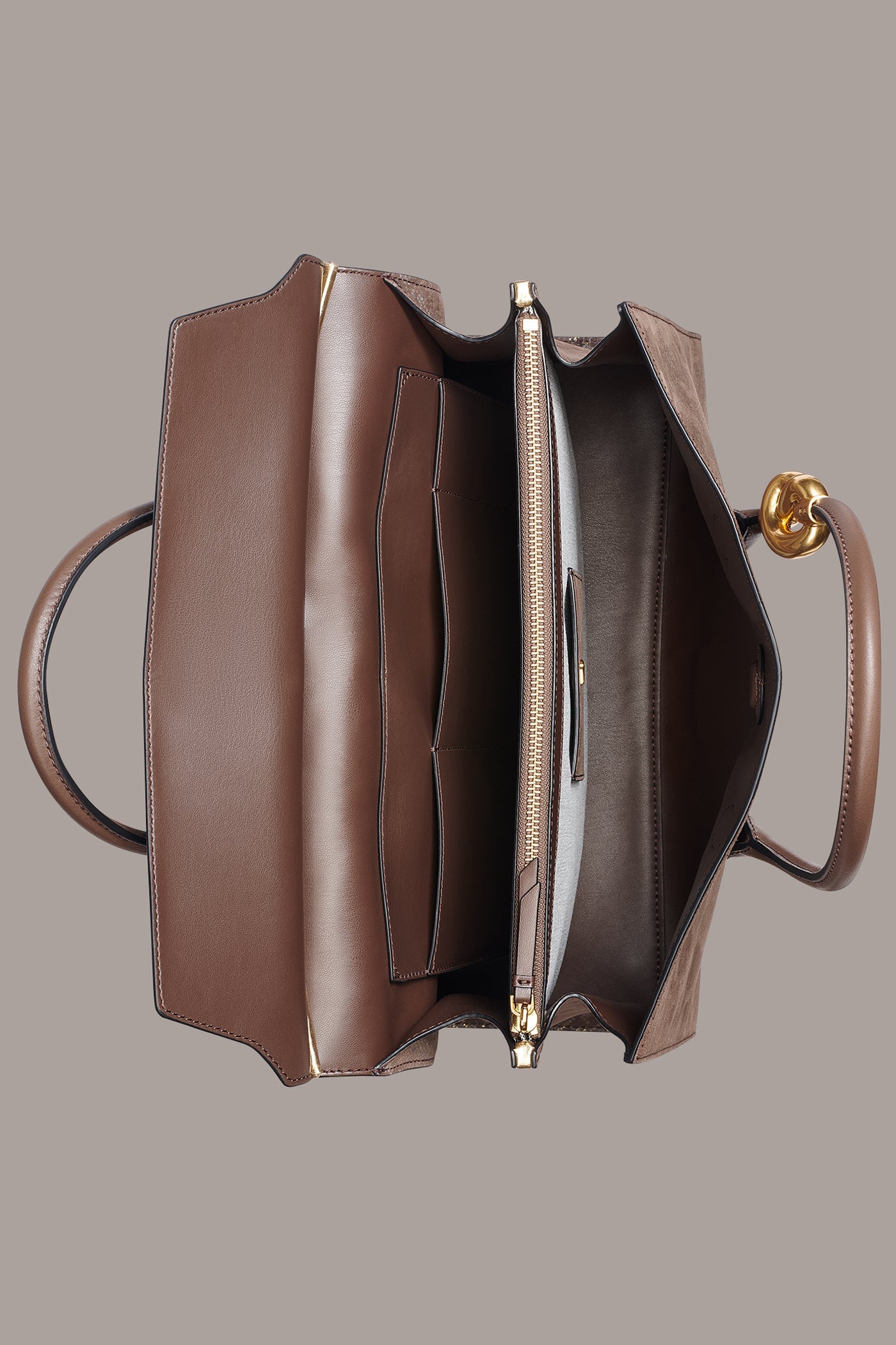 Donna Karan | LODEN SNAKE-EFFECT SATCHEL BAG