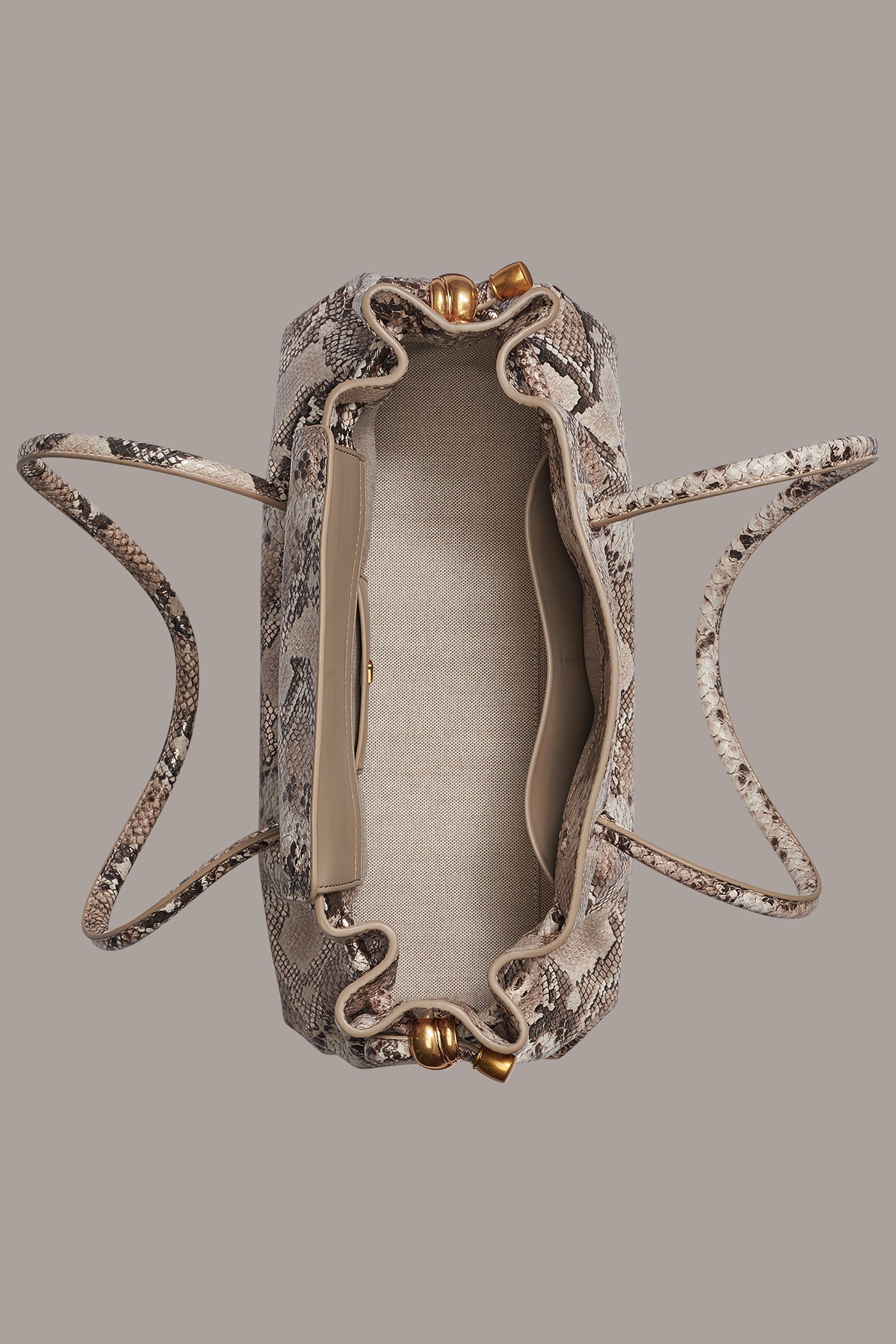 Donna Karan | CASHMERE SNAKE-EFFECT MEDIUM TOTE