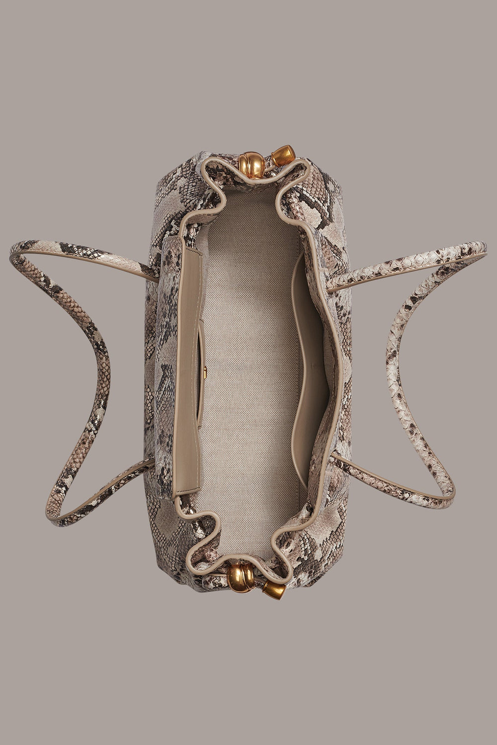 Donna Karan | CASHMERE SNAKE-EFFECT MEDIUM TOTE