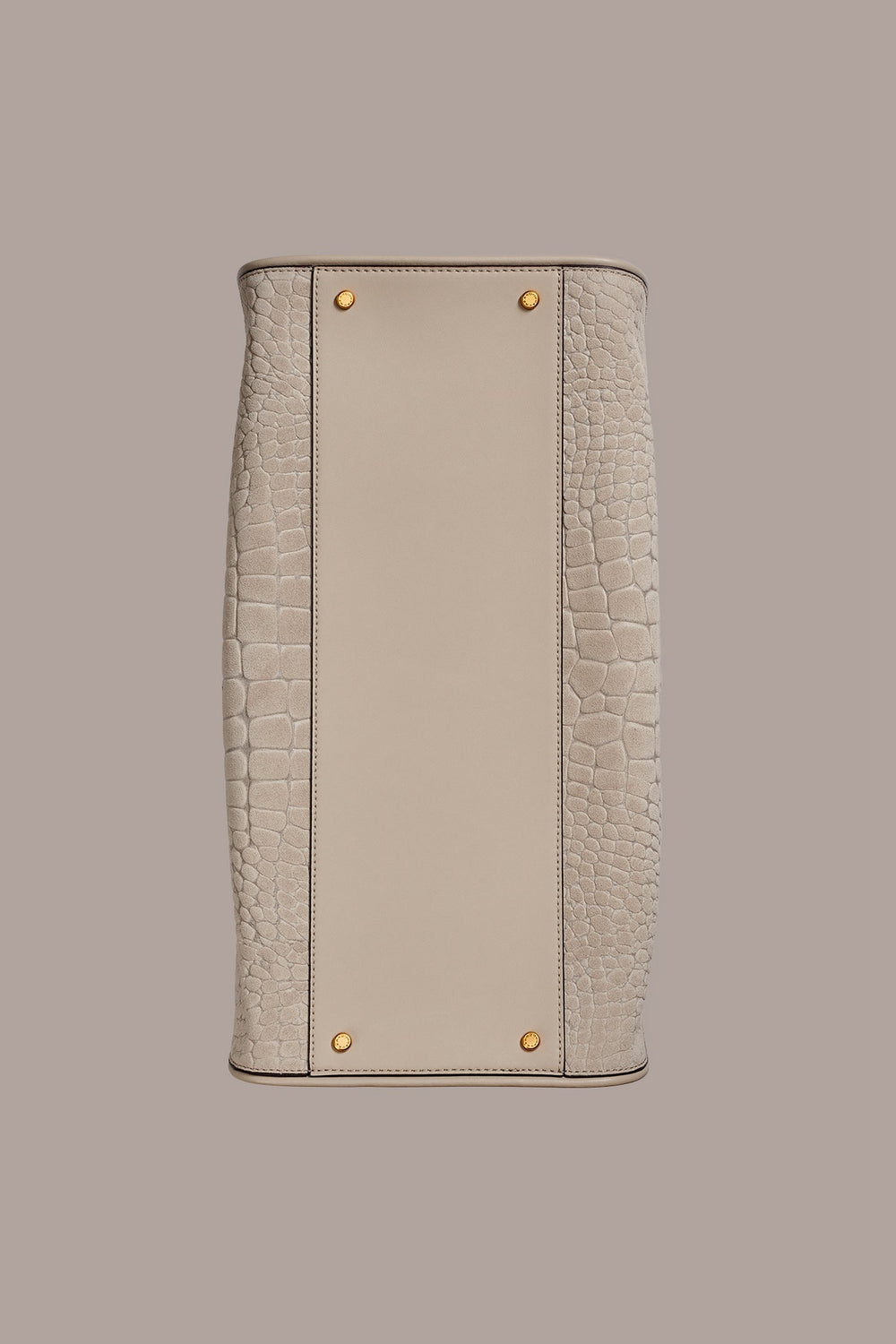 Donna Karan | SATIN CROC-EFFECT SUEDE TOTE
