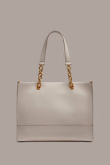 Donna Karan | MERINO LEATHER LOGO TOTE