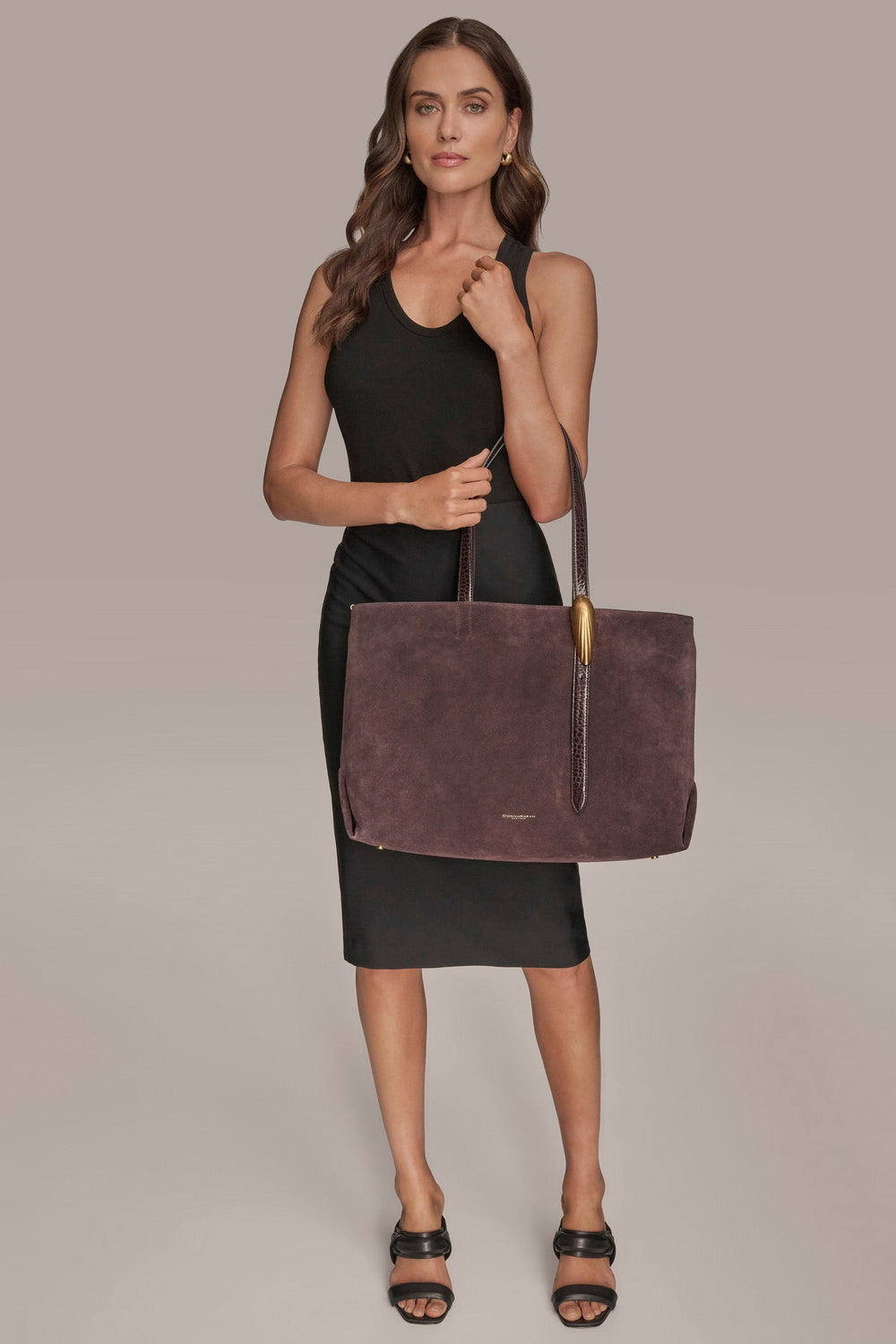 Donna Karan | GEORGETTE SUEDE TOTE
