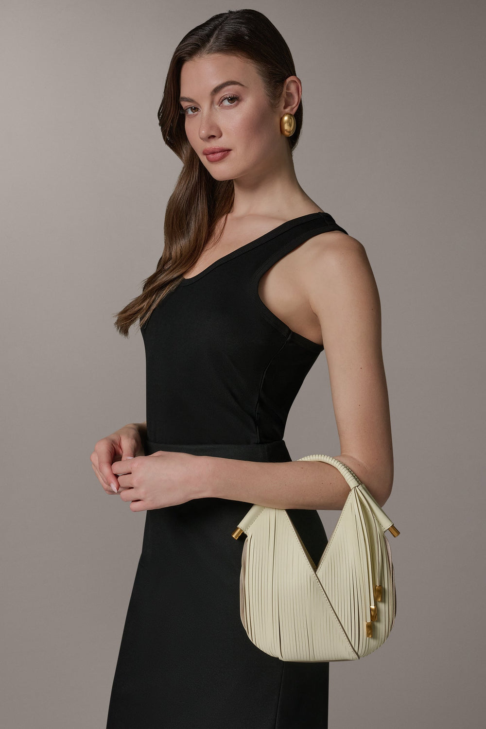 Donna Karan | BALDWIN LASER-CUT LEATHER MICRO CROSSBODY BAG