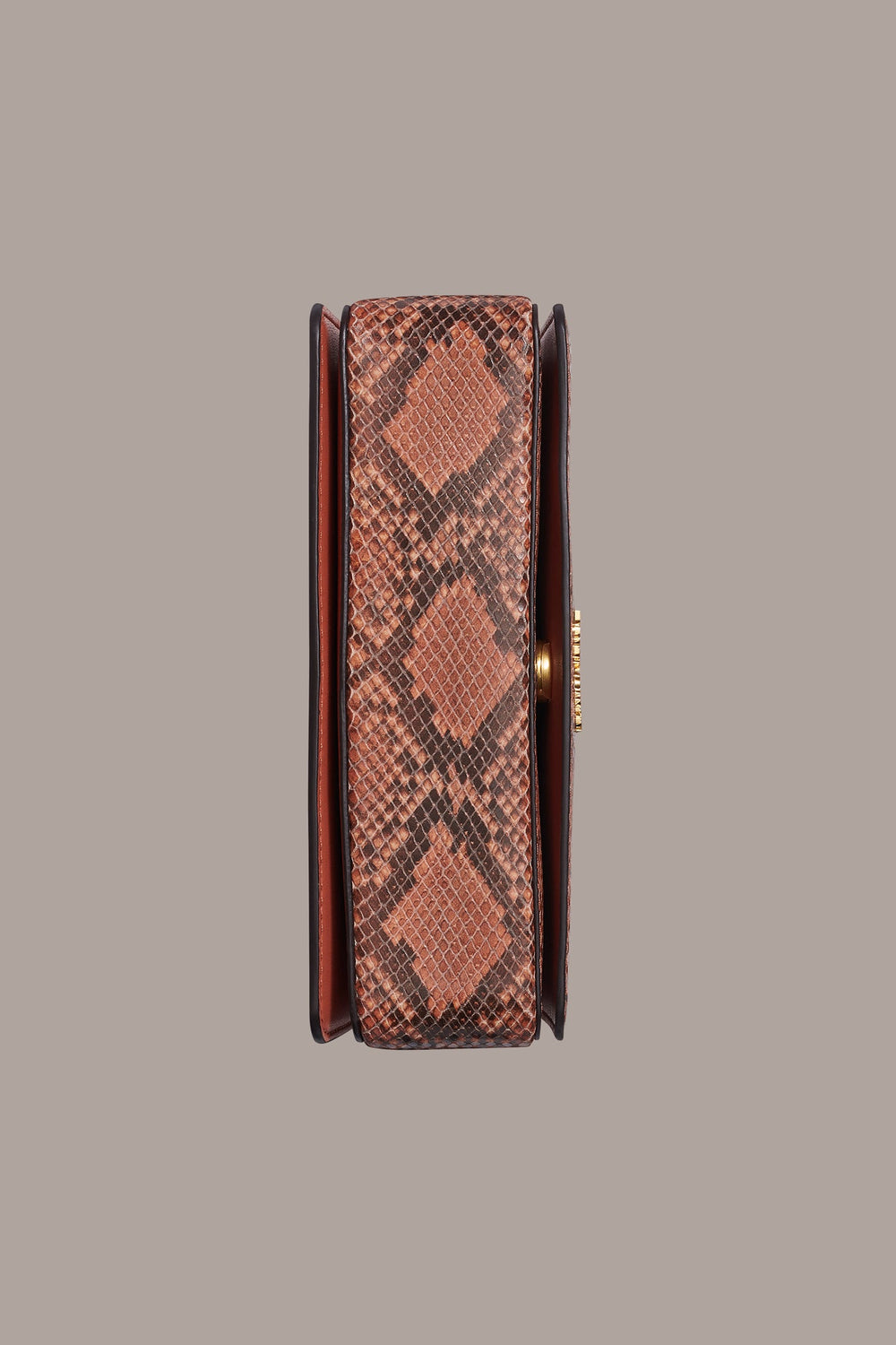 Donna Karan | JERICHO SNAKE-EFFECT LEATHER SHOULDER BAG