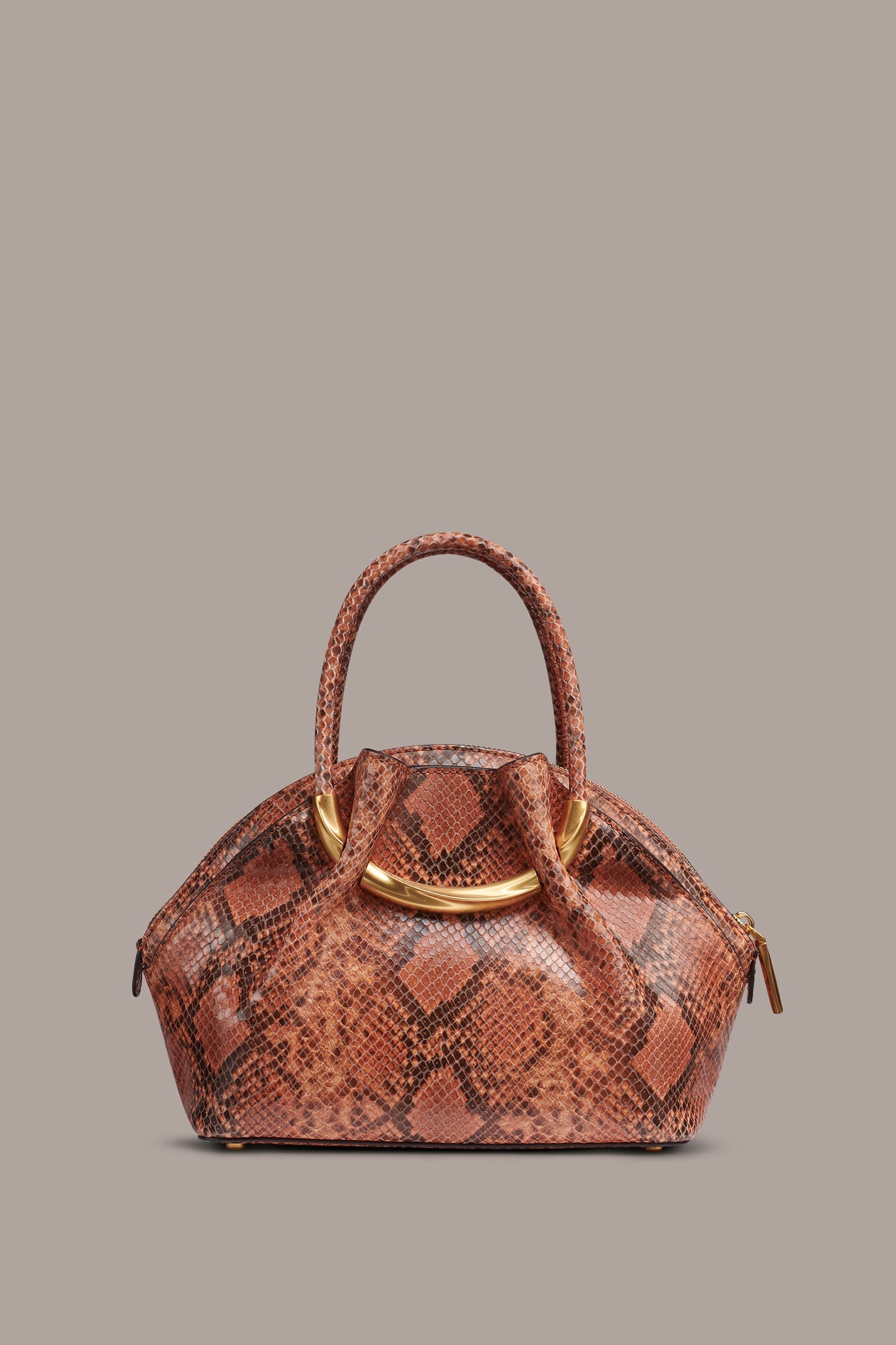 Donna Karan | OXFORD SNAKE-EFFECT LEATHER CROSSBODY BAG
