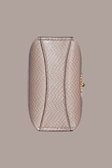 Donna Karan | BRIDGEHAMPTON SNAKE-EFFECT LEATHER CROSSBODY BAG
