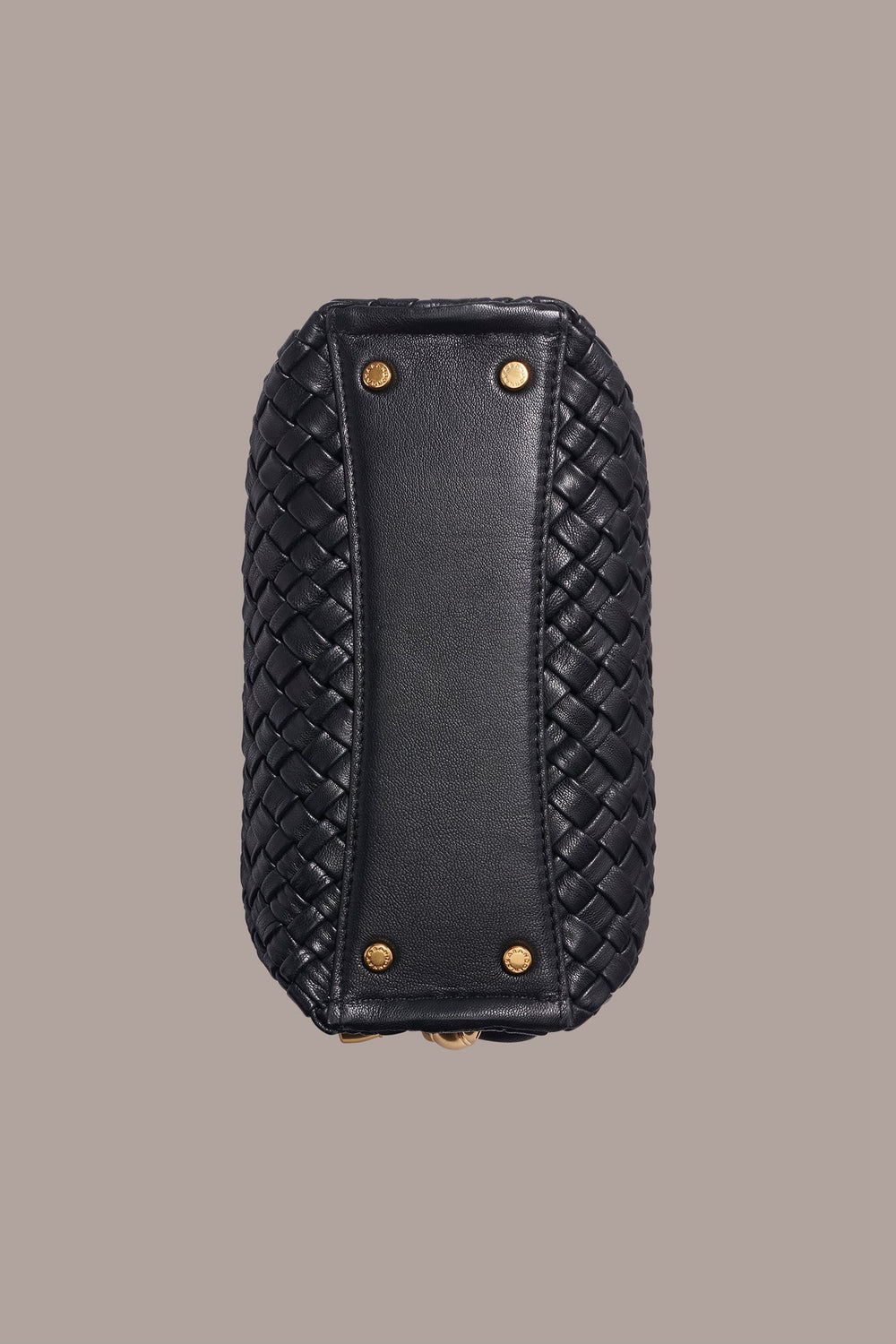 Donna Karan | CASHMERE WOVEN LEATHER CROSSBODY BAG