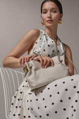 Donna Karan | CASHMERE LEATHER CROSSBODY BAG