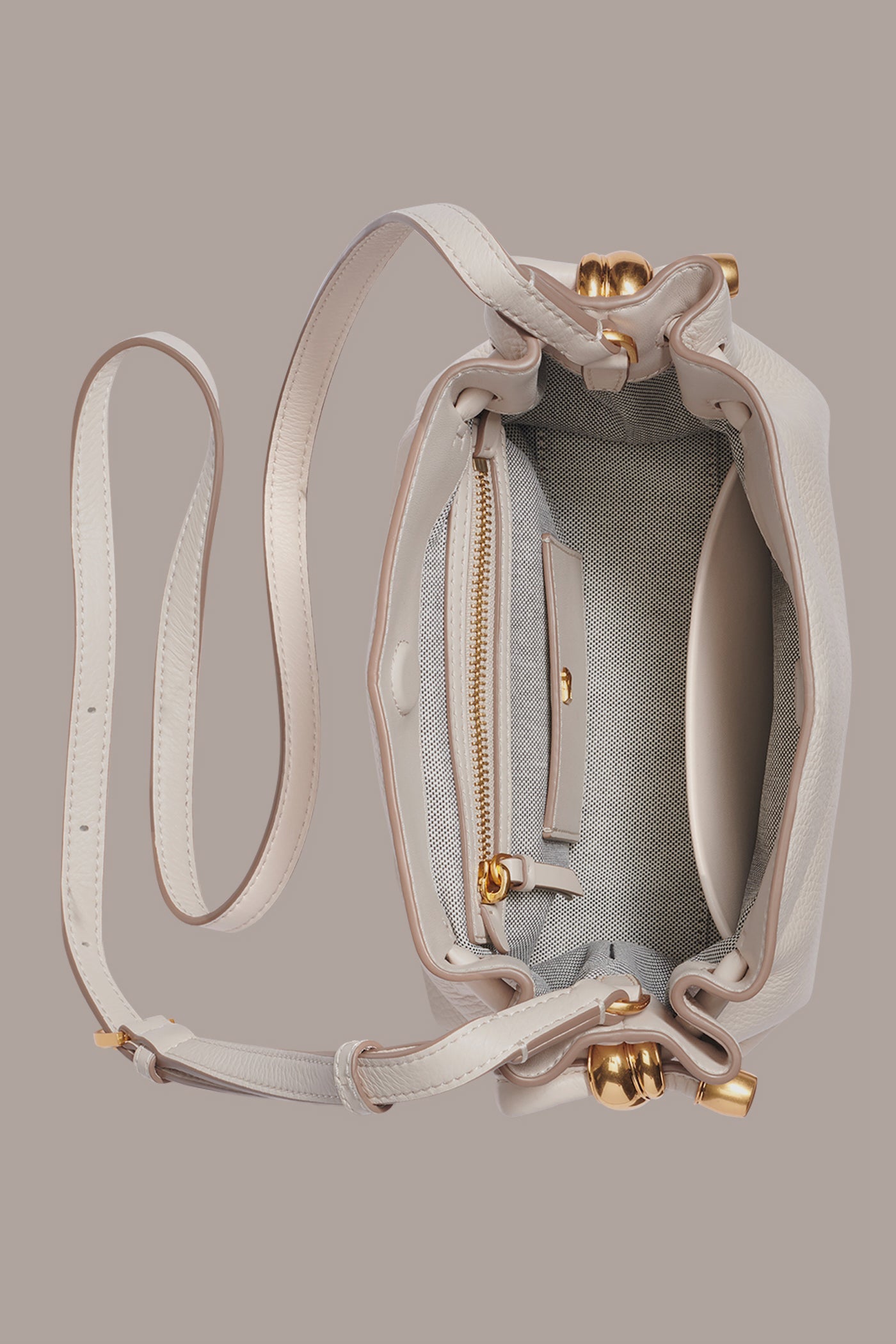 Donna Karan | CASHMERE LEATHER CROSSBODY BAG